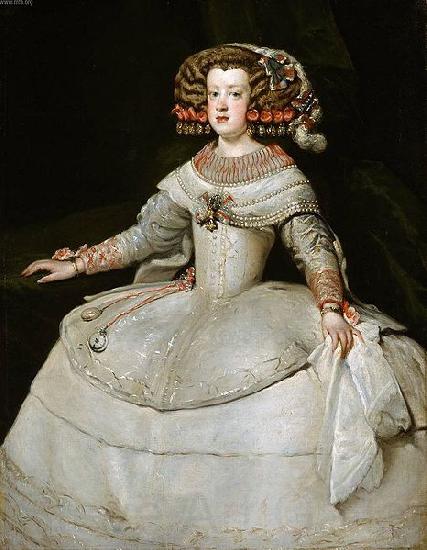 Diego Velazquez Infanta Maria Theresa, daughter of Philip IV of Spain, wife of Louis XIV of France France oil painting art